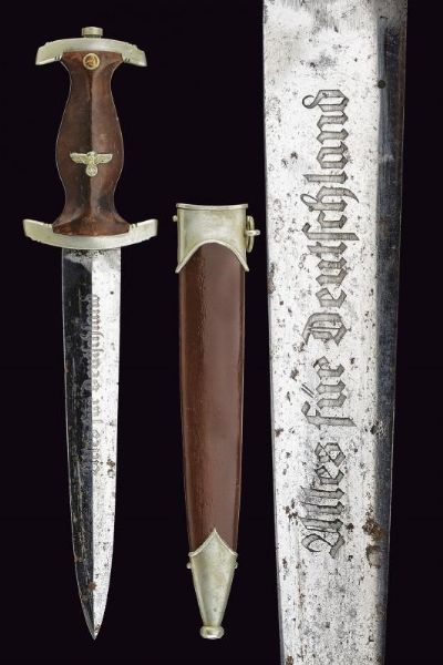 Daga delle SA Mod. 1933  - Asta La Collezione di Armi Antiche di un Gentiluomo Californiano - Associazione Nazionale - Case d'Asta italiane