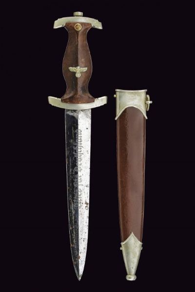 Daga delle SA Mod. 1933  - Asta La Collezione di Armi Antiche di un Gentiluomo Californiano - Associazione Nazionale - Case d'Asta italiane