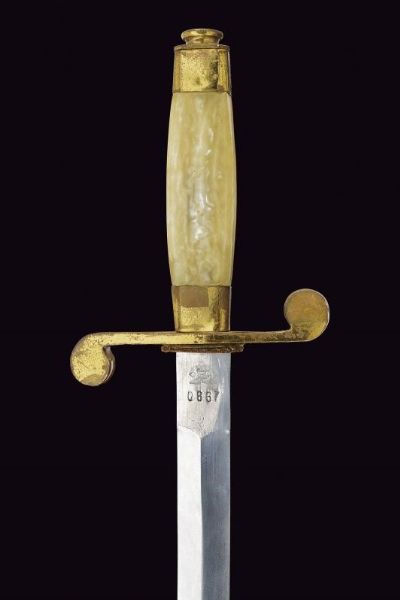 Daga da parata da ufficiale  - Asta La Collezione di Armi Antiche di un Gentiluomo Californiano - Associazione Nazionale - Case d'Asta italiane