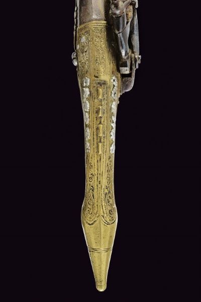 Pistola a pietra focaia alla morlacca  - Asta La Collezione di Armi Antiche di un Gentiluomo Californiano - Associazione Nazionale - Case d'Asta italiane
