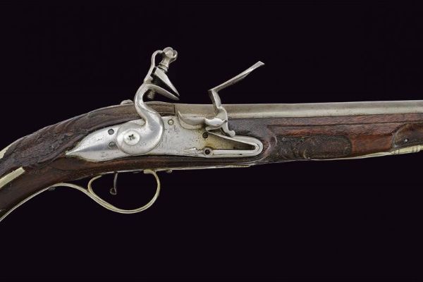 Pistola a pietra focaia  - Asta La Collezione di Armi Antiche di un Gentiluomo Californiano - Associazione Nazionale - Case d'Asta italiane