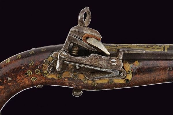 Pistola alla micheletta  - Asta La Collezione di Armi Antiche di un Gentiluomo Californiano - Associazione Nazionale - Case d'Asta italiane