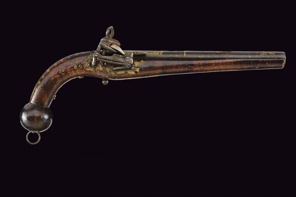 Pistola alla micheletta  - Asta La Collezione di Armi Antiche di un Gentiluomo Californiano - Associazione Nazionale - Case d'Asta italiane