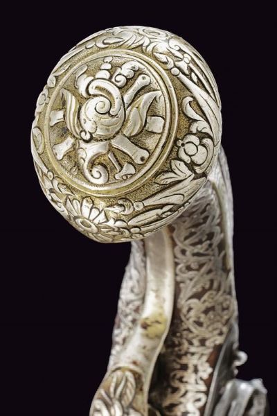 Bella pistola con fornimenti in argento  - Asta La Collezione di Armi Antiche di un Gentiluomo Californiano - Associazione Nazionale - Case d'Asta italiane