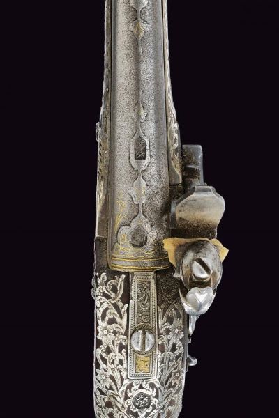 Bella pistola con fornimenti in argento  - Asta La Collezione di Armi Antiche di un Gentiluomo Californiano - Associazione Nazionale - Case d'Asta italiane