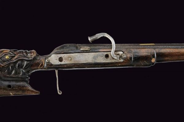 Carabina a miccia composita  - Asta La Collezione di Armi Antiche di un Gentiluomo Californiano - Associazione Nazionale - Case d'Asta italiane