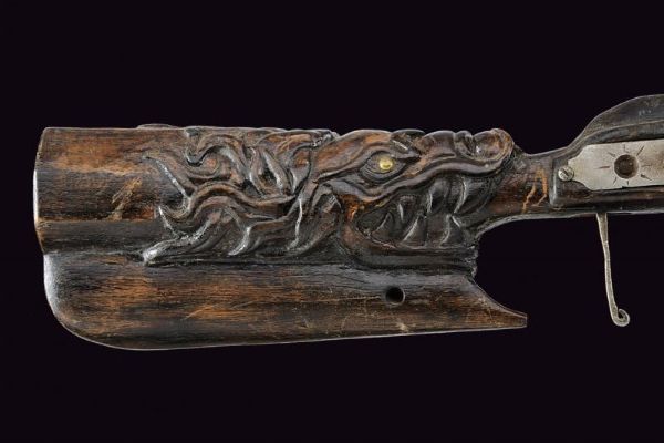 Carabina a miccia composita  - Asta La Collezione di Armi Antiche di un Gentiluomo Californiano - Associazione Nazionale - Case d'Asta italiane