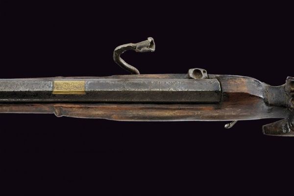 Carabina a miccia composita  - Asta La Collezione di Armi Antiche di un Gentiluomo Californiano - Associazione Nazionale - Case d'Asta italiane