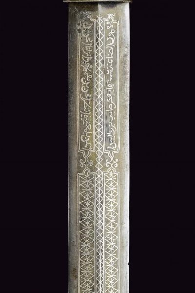 Qama con decorazioni in argento  - Asta La Collezione di Armi Antiche di un Gentiluomo Californiano - Associazione Nazionale - Case d'Asta italiane