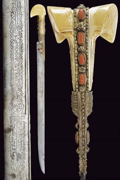 Yatagan  - Asta La Collezione di Armi Antiche di un Gentiluomo Californiano - Associazione Nazionale - Case d'Asta italiane