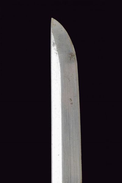 Wakizashi con montatura in osso  - Asta La Collezione di Armi Antiche di un Gentiluomo Californiano - Associazione Nazionale - Case d'Asta italiane