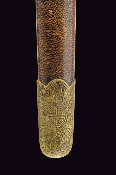 Spada corta doppia (Jian)  - Asta La Collezione di Armi Antiche di un Gentiluomo Californiano - Associazione Nazionale - Case d'Asta italiane