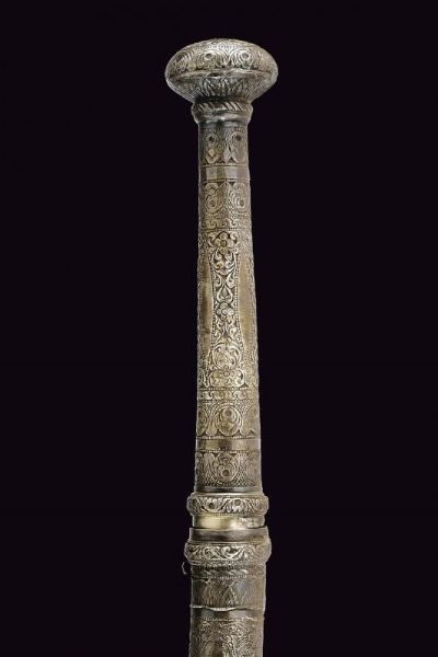 Bel dha in argento  - Asta La Collezione di Armi Antiche di un Gentiluomo Californiano - Associazione Nazionale - Case d'Asta italiane