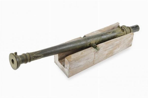 Lantaka in bronzo  - Asta La Collezione di Armi Antiche di un Gentiluomo Californiano - Associazione Nazionale - Case d'Asta italiane