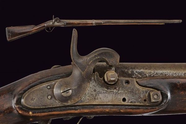 Fucile a luminello convertito ad uso civile  - Asta La Collezione di Armi Antiche di un Gentiluomo Californiano - Associazione Nazionale - Case d'Asta italiane
