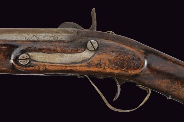 Fucile a luminello convertito ad uso civile  - Asta La Collezione di Armi Antiche di un Gentiluomo Californiano - Associazione Nazionale - Case d'Asta italiane