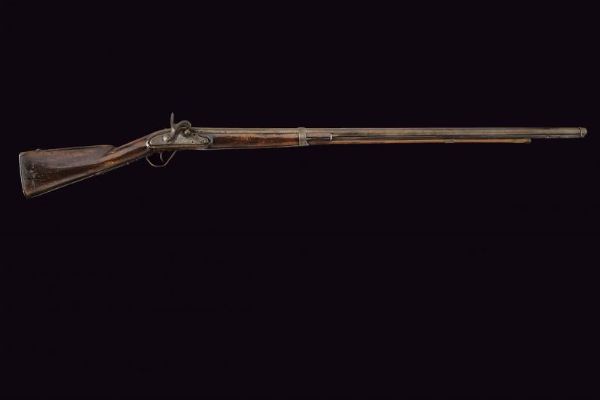 Fucile a luminello convertito ad uso civile  - Asta La Collezione di Armi Antiche di un Gentiluomo Californiano - Associazione Nazionale - Case d'Asta italiane