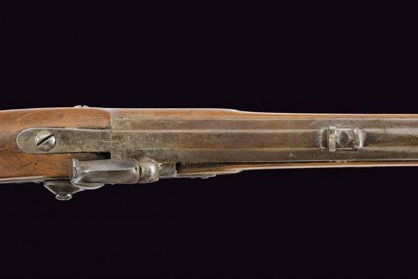 Fucile a luminello convertito ad uso civile  - Asta La Collezione di Armi Antiche di un Gentiluomo Californiano - Associazione Nazionale - Case d'Asta italiane