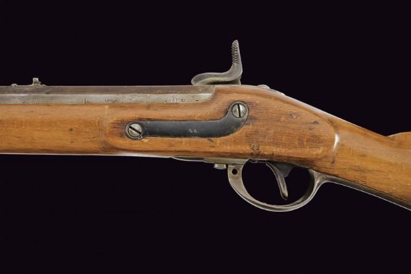 Fucile a luminello convertito ad uso civile  - Asta La Collezione di Armi Antiche di un Gentiluomo Californiano - Associazione Nazionale - Case d'Asta italiane