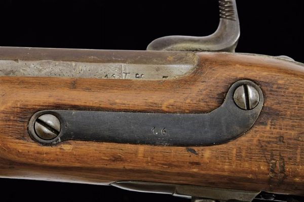 Fucile a luminello convertito ad uso civile  - Asta La Collezione di Armi Antiche di un Gentiluomo Californiano - Associazione Nazionale - Case d'Asta italiane