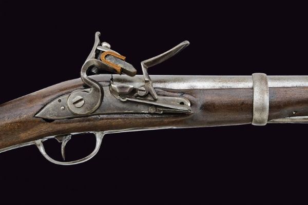 Fucile composito a pietra focaia  - Asta La Collezione di Armi Antiche di un Gentiluomo Californiano - Associazione Nazionale - Case d'Asta italiane