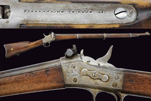 Fucile Remington Rolling Block convertito ad uso sportivo  - Asta La Collezione di Armi Antiche di un Gentiluomo Californiano - Associazione Nazionale - Case d'Asta italiane