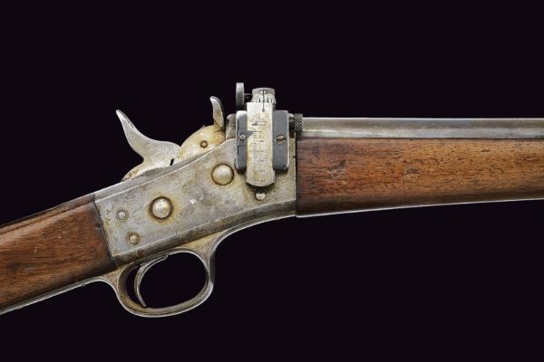 Fucile Remington Rolling Block convertito ad uso sportivo  - Asta La Collezione di Armi Antiche di un Gentiluomo Californiano - Associazione Nazionale - Case d'Asta italiane