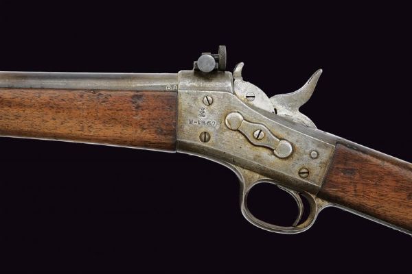 Fucile Remington Rolling Block convertito ad uso sportivo  - Asta La Collezione di Armi Antiche di un Gentiluomo Californiano - Associazione Nazionale - Case d'Asta italiane