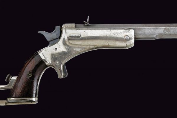 Stevens Hunter's Pet Pocket Rifle No. 34  - Asta La Collezione di Armi Antiche di un Gentiluomo Californiano - Associazione Nazionale - Case d'Asta italiane