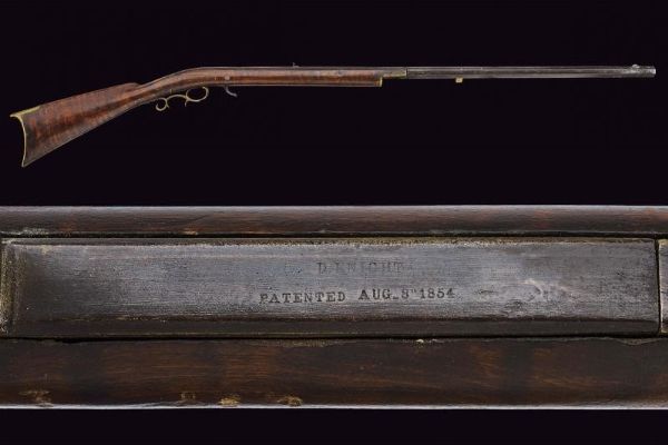 Fucile D. Knight a luminello  - Asta La Collezione di Armi Antiche di un Gentiluomo Californiano - Associazione Nazionale - Case d'Asta italiane