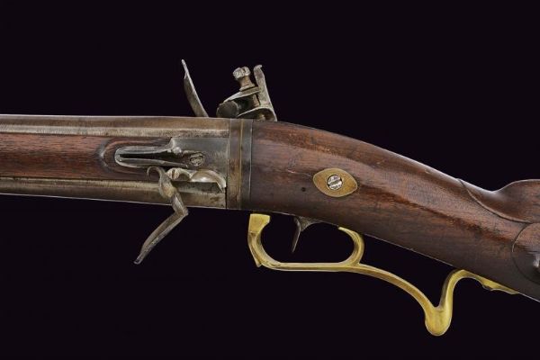 Fucile Wender a pietra focaia  - Asta La Collezione di Armi Antiche di un Gentiluomo Californiano - Associazione Nazionale - Case d'Asta italiane