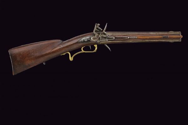 Fucile Wender a pietra focaia  - Asta La Collezione di Armi Antiche di un Gentiluomo Californiano - Associazione Nazionale - Case d'Asta italiane