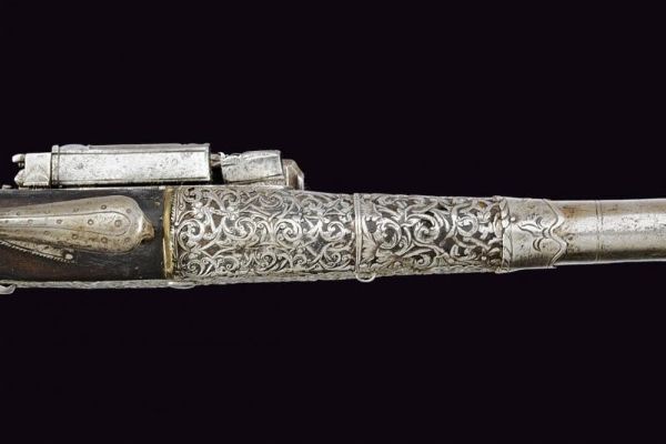 Bel fucile a pietra focaia di Barbuti  - Asta La Collezione di Armi Antiche di un Gentiluomo Californiano - Associazione Nazionale - Case d'Asta italiane