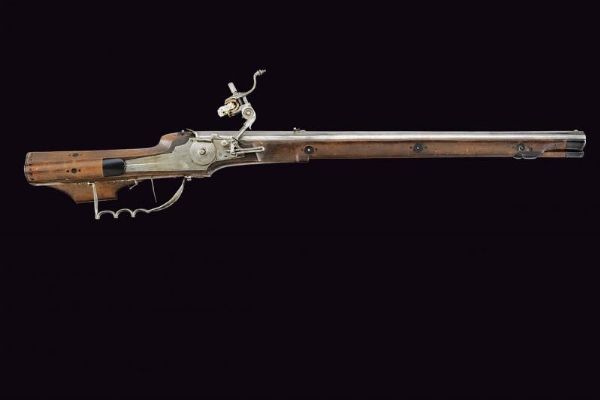 Fucile da caccia a pietra focaia proveniente da Schloss Dyck  - Asta La Collezione di Armi Antiche di un Gentiluomo Californiano - Associazione Nazionale - Case d'Asta italiane