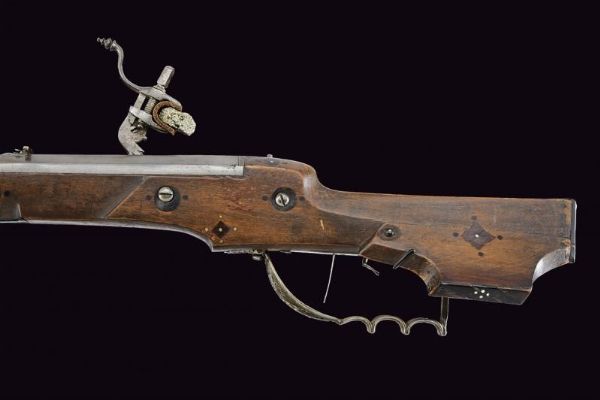 Fucile da caccia a pietra focaia proveniente da Schloss Dyck  - Asta La Collezione di Armi Antiche di un Gentiluomo Californiano - Associazione Nazionale - Case d'Asta italiane