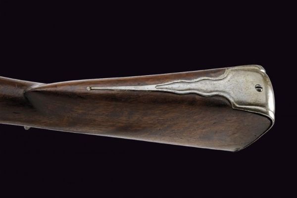 Rarissimo fucile a pietra focaia a retrocarica di Jacob Perret  - Asta La Collezione di Armi Antiche di un Gentiluomo Californiano - Associazione Nazionale - Case d'Asta italiane