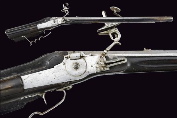 Fucile a ruota  - Asta La Collezione di Armi Antiche di un Gentiluomo Californiano - Associazione Nazionale - Case d'Asta italiane