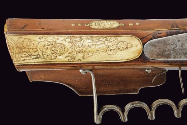 Bel fucile a ruota  - Asta La Collezione di Armi Antiche di un Gentiluomo Californiano - Associazione Nazionale - Case d'Asta italiane