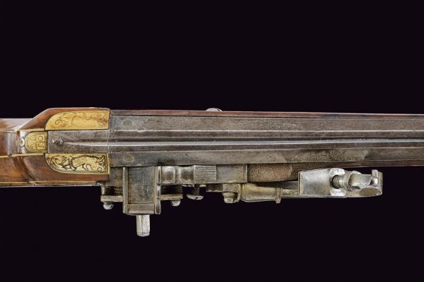 Bel fucile a ruota  - Asta La Collezione di Armi Antiche di un Gentiluomo Californiano - Associazione Nazionale - Case d'Asta italiane
