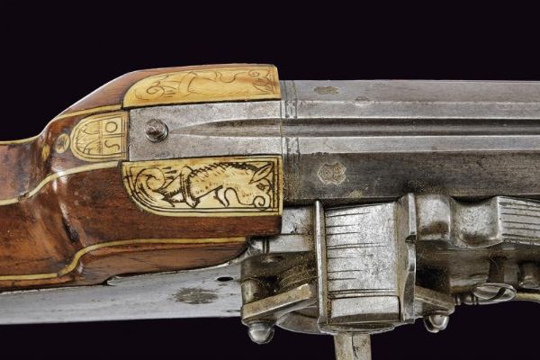 Bel fucile a ruota  - Asta La Collezione di Armi Antiche di un Gentiluomo Californiano - Associazione Nazionale - Case d'Asta italiane