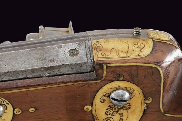 Bel fucile a ruota  - Asta La Collezione di Armi Antiche di un Gentiluomo Californiano - Associazione Nazionale - Case d'Asta italiane