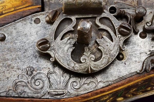 Importante moschetto a ruota di propriet nobile  - Asta La Collezione di Armi Antiche di un Gentiluomo Californiano - Associazione Nazionale - Case d'Asta italiane