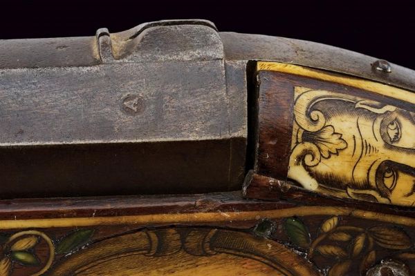 Importante moschetto a ruota di propriet nobile  - Asta La Collezione di Armi Antiche di un Gentiluomo Californiano - Associazione Nazionale - Case d'Asta italiane