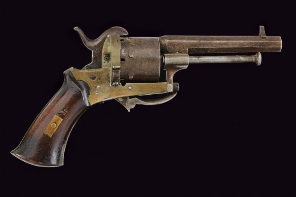 Revolver a spillo  - Asta La Collezione di Armi Antiche di un Gentiluomo Californiano - Associazione Nazionale - Case d'Asta italiane