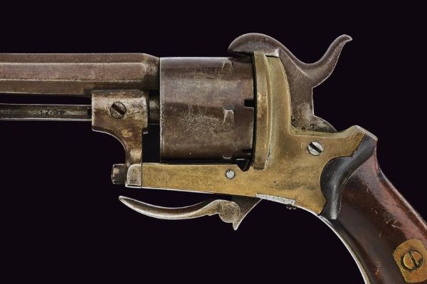 Revolver a spillo  - Asta La Collezione di Armi Antiche di un Gentiluomo Californiano - Associazione Nazionale - Case d'Asta italiane