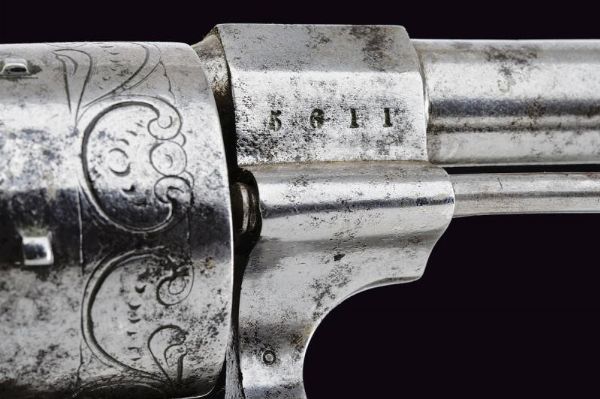 Bel revolver a spillo  - Asta La Collezione di Armi Antiche di un Gentiluomo Californiano - Associazione Nazionale - Case d'Asta italiane