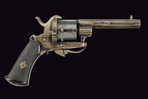 Revolver a spillo  - Asta La Collezione di Armi Antiche di un Gentiluomo Californiano - Associazione Nazionale - Case d'Asta italiane
