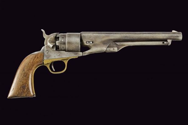 Revolver tipo Colt Mod. 1860  - Asta La Collezione di Armi Antiche di un Gentiluomo Californiano - Associazione Nazionale - Case d'Asta italiane