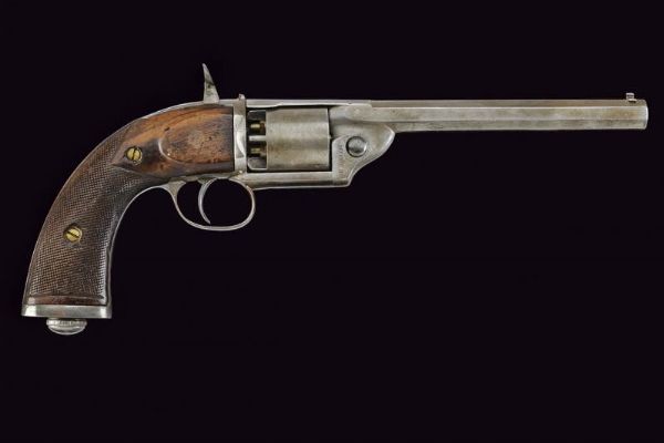 Raro revolver Devisme a luminello  - Asta La Collezione di Armi Antiche di un Gentiluomo Californiano - Associazione Nazionale - Case d'Asta italiane