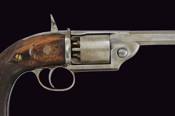 Raro revolver Devisme a luminello  - Asta La Collezione di Armi Antiche di un Gentiluomo Californiano - Associazione Nazionale - Case d'Asta italiane